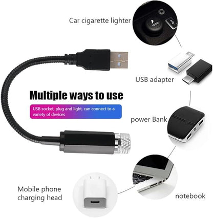 أضواء جهاز عرض نجوم السقف USB بثلاثة أوضاع
